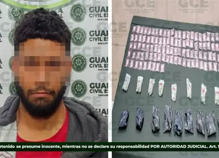 Detienen a hombre con droga en Villa de Ramos