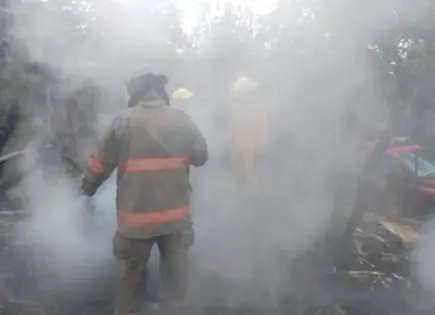 Hombre le prende fuego a la casa de su hermano