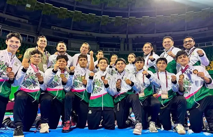 Destacada actuación de la selección de karate