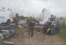 Un trailero lesionado en choque sobre la 57