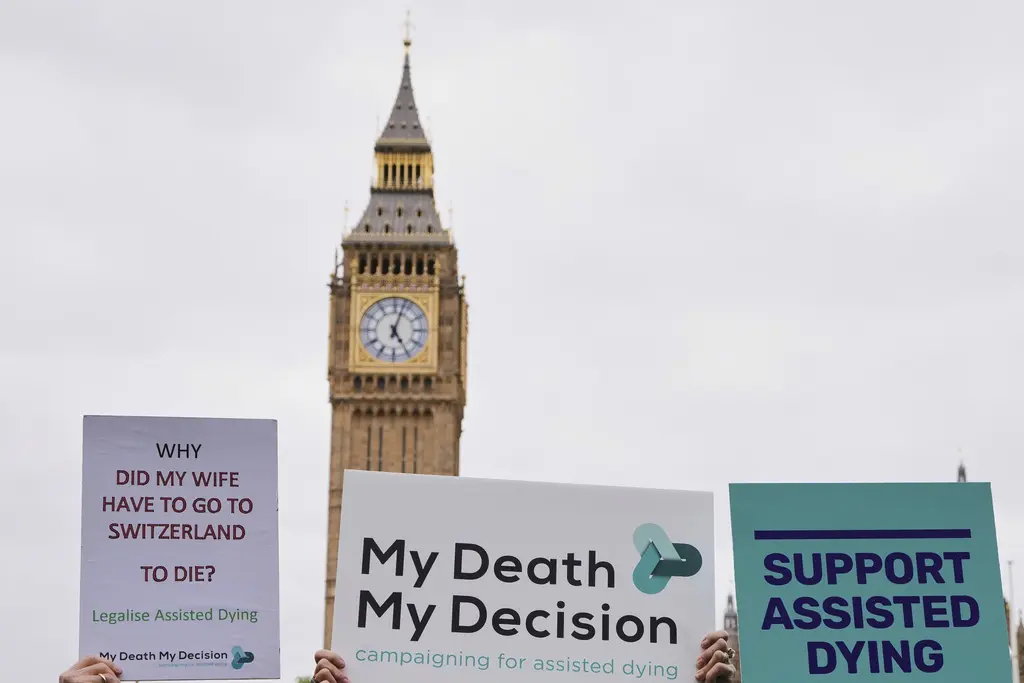 Legisladores británicos aprueban proyecto de ley de muerte asistida para enfermos terminales