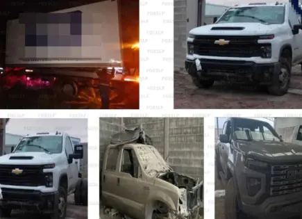 Hallan 4 veh&iacute;culos robados tras cateo en inmueble de Villa de Pozos