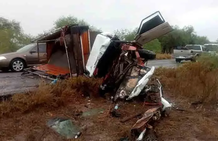 Cuatro lesionados, en un accidente de camionetas