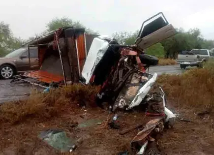 Cuatro lesionados, en un accidente de camionetas