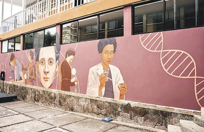 Mural “Sabias, Valientes, Eternas”, de Mon Ventura