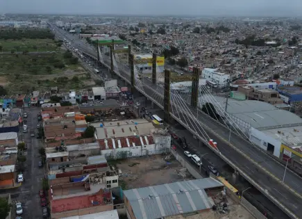 Reabren puente de Circuito Potosí tras obras de reparación