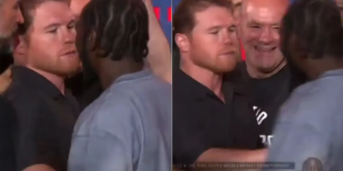 Canelo Álvarez y Terence Crawford protagonizan tenso momento en conferencia