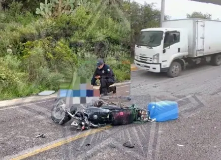 Chofer arrolla y da muerte a un motociclista