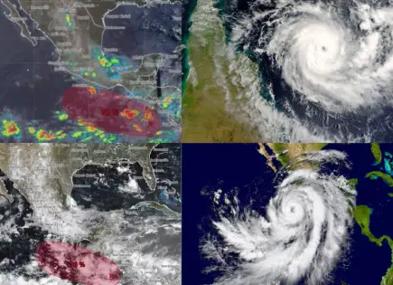 Vigilan posible formación del ciclón Flossie frente a costas del Pacífico mexicano