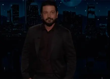 Diego Luna habla sobre situación de migrantes en EU con Jimmy Kimmel