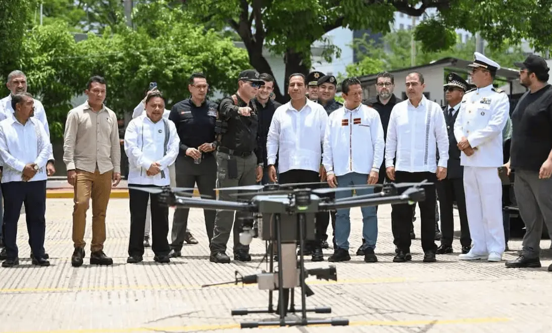 Chiapas despliega la primera flotilla de drones artillados en México