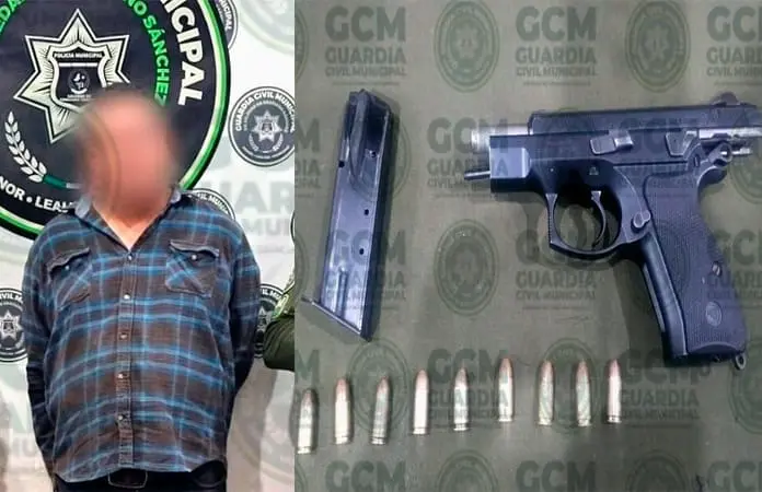 Pistolero causaba temor en calles de Soledad