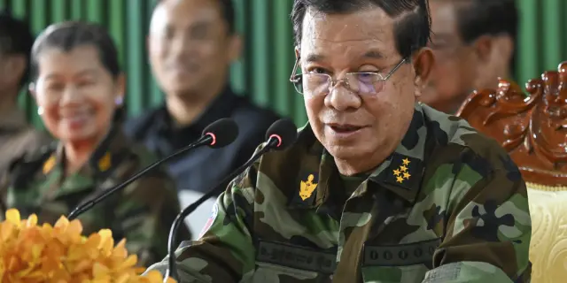 Hun Sen y Paetongtarn en Zonas Fronterizas de Camboya y Tailandia