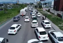 Video | Taxistas suspenden movilización en la 57; van a Muñoz