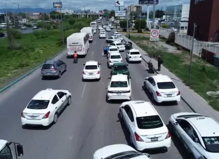 Video | Taxistas suspenden movilización en la 57; van a Muñoz