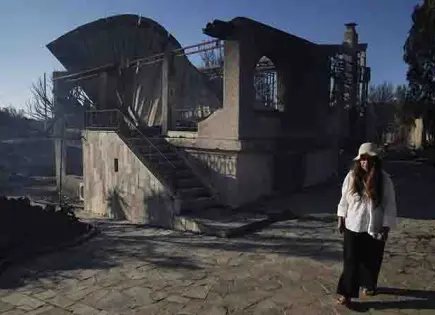 Desalojos en Grecia por gran incendio forestal
