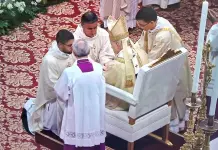 Fotos | Ordena el Papa León XIV a 3 nuevos sacerdotes potosinos
