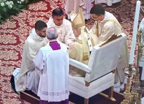 Fotos | Ordena el Papa León XIV a 3 nuevos sacerdotes potosinos