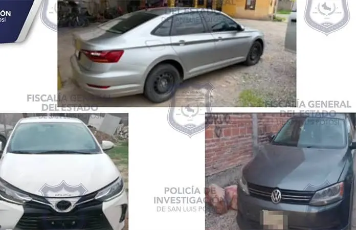 Recuperan cuatro carros con reporte de robo