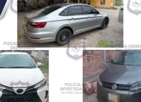Recuperan cuatro carros con reporte de robo 