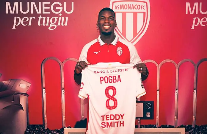 Pogba firma contrato con el Mónaco