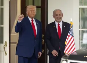 Trump recibe a Netanyahu en medio de tensiones por el conflicto en Gaza