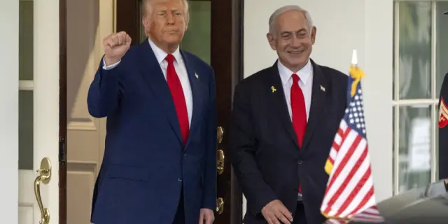 Trump recibe a Netanyahu en medio de tensiones por el conflicto en Gaza