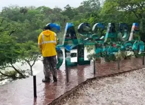 Fotos | Tormenta Barry pega en El Naranjo; se mantiene alerta