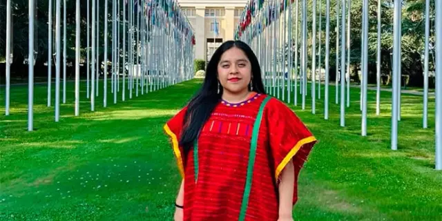 Palmira Flores representa al pueblo triqui en la ONU