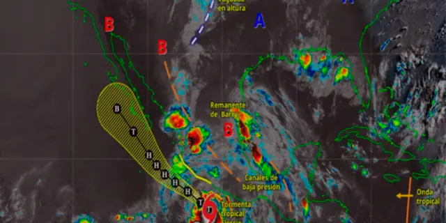Tormenta tropical Flossie se intensifica a huracán categoría 1