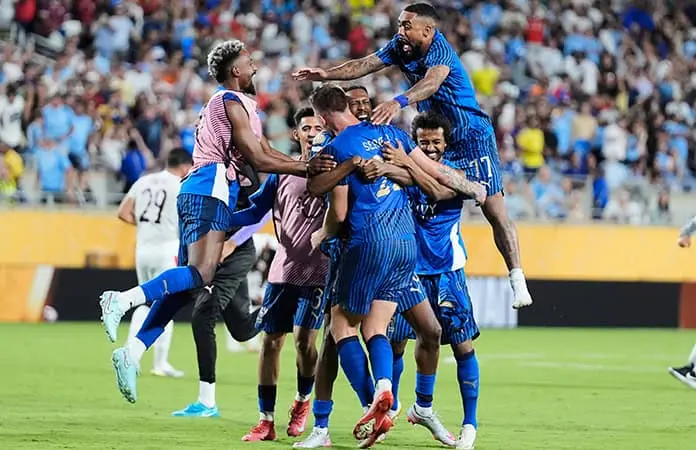 Al Hilal sorprendió y dejó fuera al ManCity