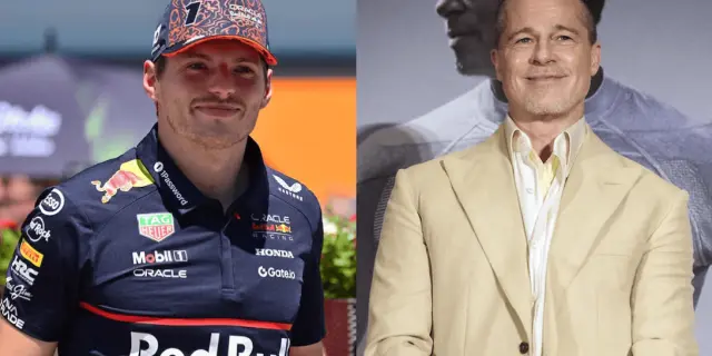 Brad Pitt brilla en cinta de Fórmula 1... sin Max Verstappen