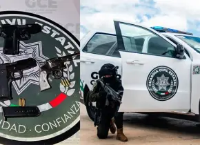 Incautan tres pistolas, una es de réplica