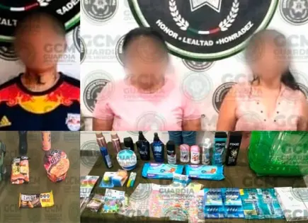 Policías capturan a presuntos ladrones