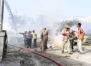 Tragedia en Somalia: helicóptero militar se estrella en aeropuerto de la capital