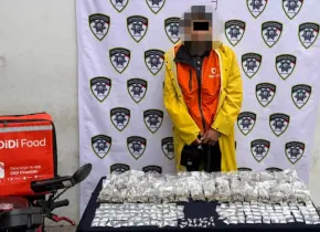 Fotos | Repartía drogas en mochila de DiDi