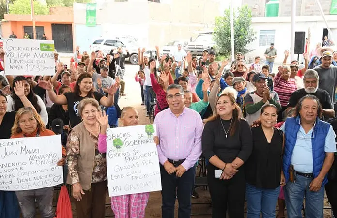 Arranca Navarro pavimentación en División del Norte