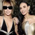 MILEY CYRUS Y DEMI MOORE, AL PASEO DE LA FAMA
