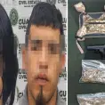 Caen dos con “mota” y réplica de una pistola