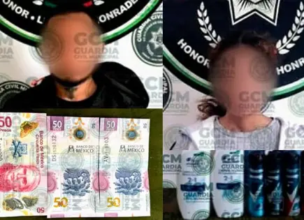 Detienen a mujer y a un hombre por diferentes delitos