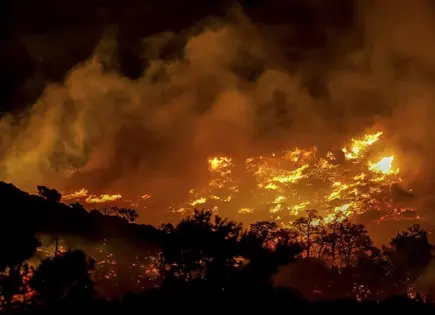Devastación por los incendios en Creta y Turquía