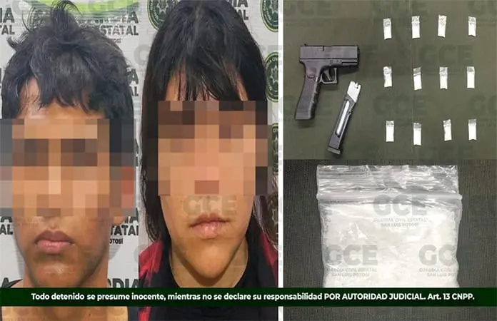 Por vender droga arrestan a pareja