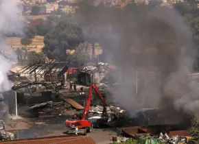 Explota gasolinera en Roma; hay 45 heridos