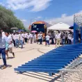 Video | Militantes del PVEM dan portazo en termoeléctrica de Villa de Reyes