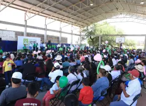Ruth González toma protesta a comités del PVEM en Arriaga y Mexquitic
