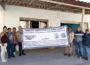 Vecinos del norte de SLP piden a Sheinbaum reactivar obra vial frenada desde abril