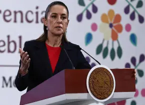 Claudia Sheinbaum lidera programa de canje de armas en México