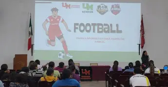 Alumnos promueven hábitos saludables a menores deportistas