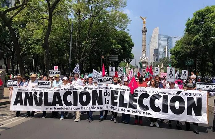 “Elección judicial, fraude”