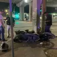 Motociclista resulta con un pie roto en accidente